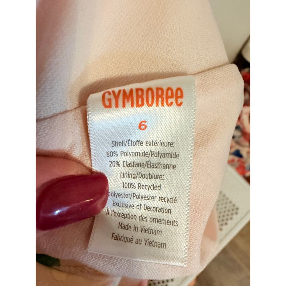 Gymboree One Piece Girls Swimsuit Size 6 - Picture 3 of 3